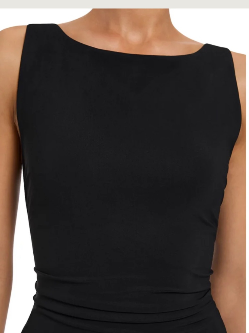 Jets australia sz US 6 black boat neck one piece swimsuit - Picture 4 of 9
